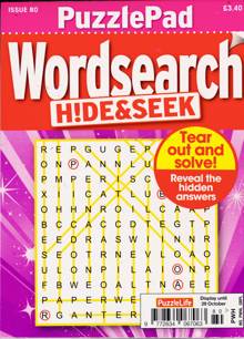 Puzzlelife Ppad Wordsearch H&S Magazine Issue NO 80