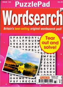 Puzzlelife Ppad Wordsearch Magazine Issue NO 133