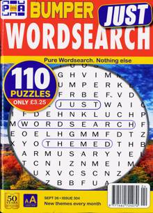 Bumper Just Wordsearch Magazine No.304 Order Online