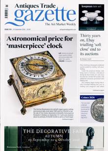 Antique Trades Gazette Magazine Issue 26/09/2026