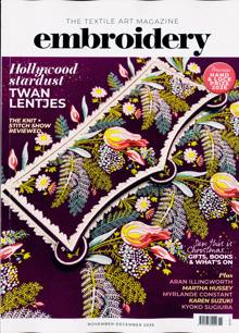 Embroidery Magazine NOV-DEC Order Online