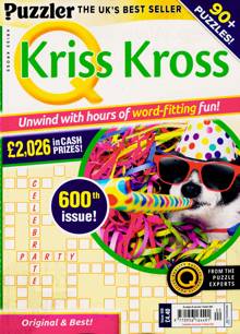 Puzzler Q Kriss Kross Magazine Issue NO 600 