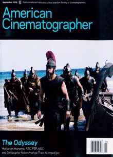 American Cinematographer Magazine SEP 26 Order Online