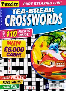 Puzzler Tea Break Crosswords Magazine Issue NO 376
