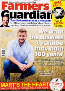 Farmers Guardian Magazine 18/09/2026 Order Online