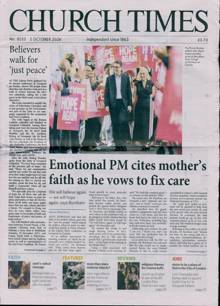 Church Times Magazine 02/10/2026 Order Online