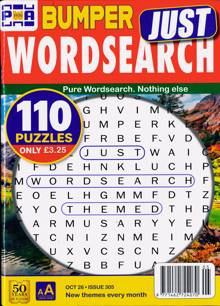 Bumper Just Wordsearch Magazine Issue NO 305