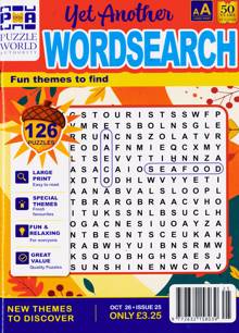 Yet Another Wordsearch Mag Magazine Issue NO 25