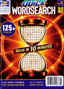 Quick Wordsearch Magazine Issue NO 23