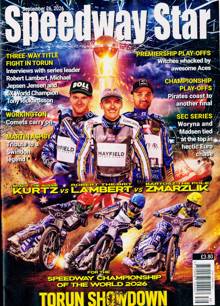 Speedway Star Magazine 26/09/2026 Order Online