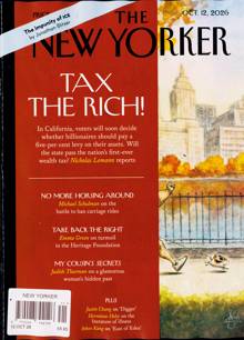 NEW YORKER Magazine 12/10/2026 Order Online