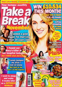 Take a Break Monthly Magazine Issue NOV 26
