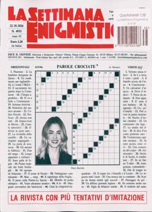 La Settimana Enigmistica Magazine Issue NO 4935 