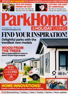 Park Home & Holiday Caravan Magazine Issue DEC 26