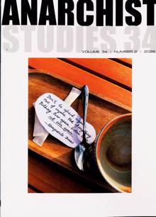 Anarchist Studies Magazine Issue V34NO2