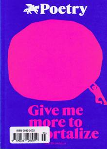 Poetry Magazine Issue OCT 26
