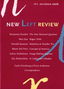 New Left Review Magazine Issue NO 160