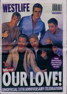 Westlife 25TH Anniversary Magazine  Order Online