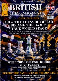 British Chess Magazine Magazine Issue SEP 26
