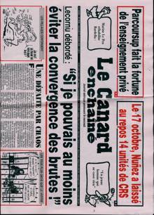LE CANARD ENCHAINE Magazine Issue NO5528