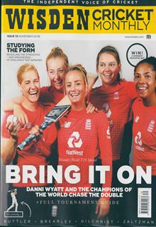 Wisden Cricket Monthly Magazine Issue NOV 18