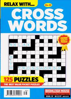 Relax With Crosswords Magazine Issue NO 39