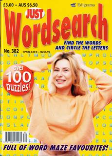 Just Wordsearch Magazine Issue NO 382