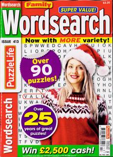 Family Wordsearch Magazine Issue NO 413