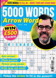 5000 Words Arrowwords Magazine Issue NO 41