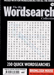 Big Wordsearch Collection Magazine Issue NO 76