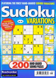 Sudoku Variations Magazine Issue NO 96