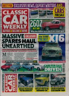 Classic Car Weekly Magazine Issue 20/11/2024