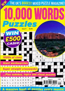 10000 Word Puzzles Magazine Issue NO 9