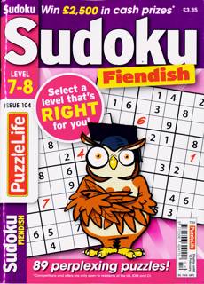 Puzzlelife Sudoku L7&8 Magazine Issue NO 104