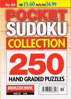 Pocket Sudoku Collection Magazine Issue NO 169