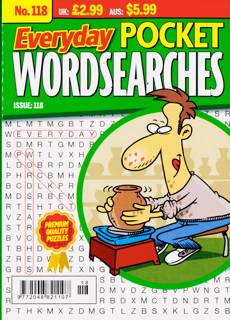 Everyday Pocket Wordsearch Magazine Issue NO 118