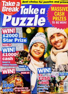 Take A Break Take A Puzzle Magazine Issue NO 13