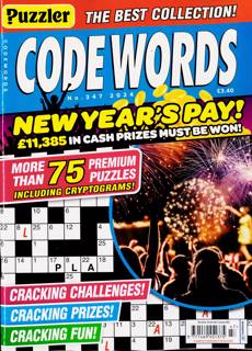 Puzzler Codewords Magazine Issue NO 347
