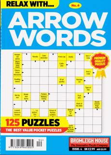 Relax With Arrow Words Magazine Issue NO 4