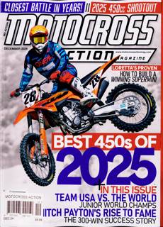 Motocross Action Magazine Issue DEC 24