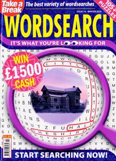 Take A Break Wordsearch Magazine Issue NO 14