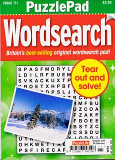 Puzzlelife Ppad Wordsearch Magazine Issue NO 111