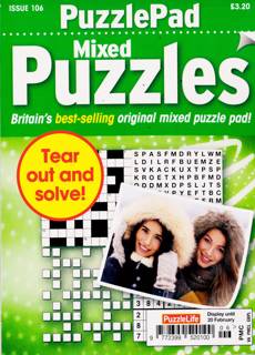 Puzzlelife Ppad Puzzles Magazine Issue NO 106