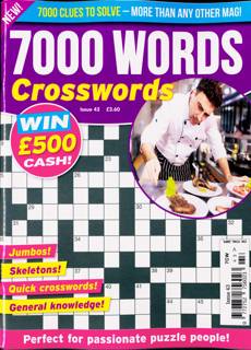 7000 Word Crosswords Magazine Issue NO 43