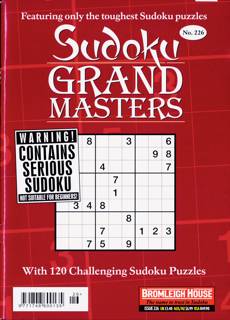 Sudoku Grandmaster Magazine Issue NO 226
