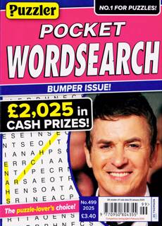 Puzzler Pocket Wordsearch Magazine Issue NO 499