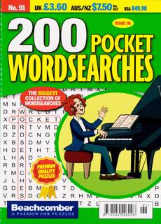 200 Pocket Wordsearches Magazine Issue NO 91