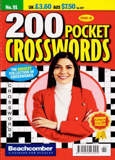 200 Pocket Crosswords Magazine Issue NO 91