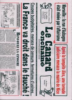 Le Canard Enchaine Magazine Issue NO5429