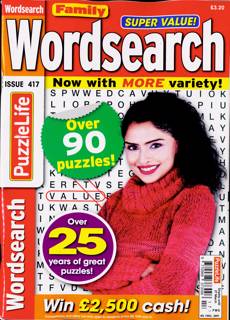 Family Wordsearch Magazine Issue NO 417